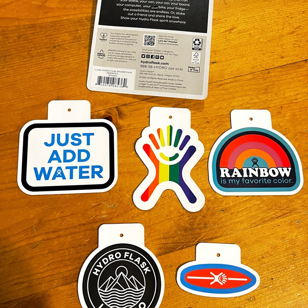 Hydro Flask Sticker Set
